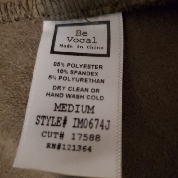 Womens Vocal Western Army Green Duster Jacket sz M - Picture 9 of 10